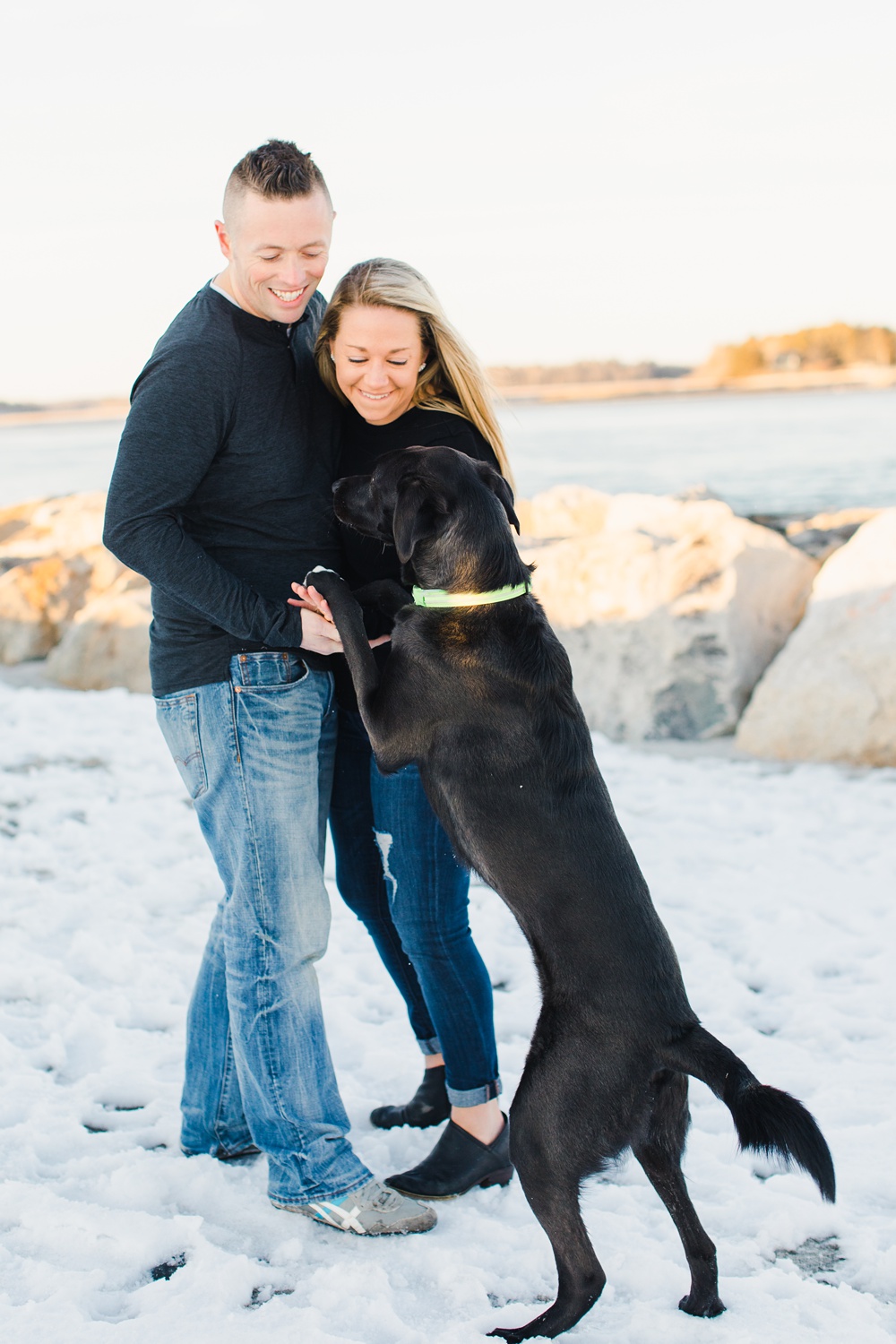 Pine Point Beach Scarborough Maine Engagement Photography